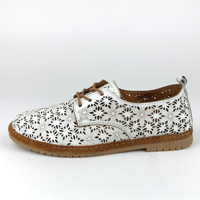 detail Dámské polobotky Manitu 840157-03 bílé