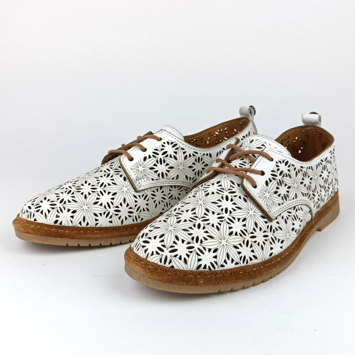 detail Dámské polobotky Manitu 840157-03 bílé