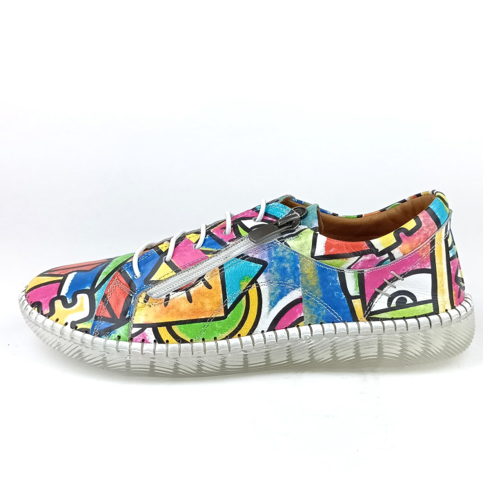 detail Dámské polobotky Manitu 850118-00 multicolor