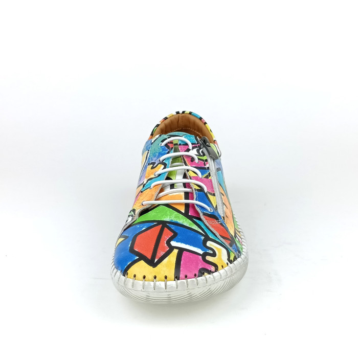 detail Dámské polobotky Manitu 850118-00 multicolor