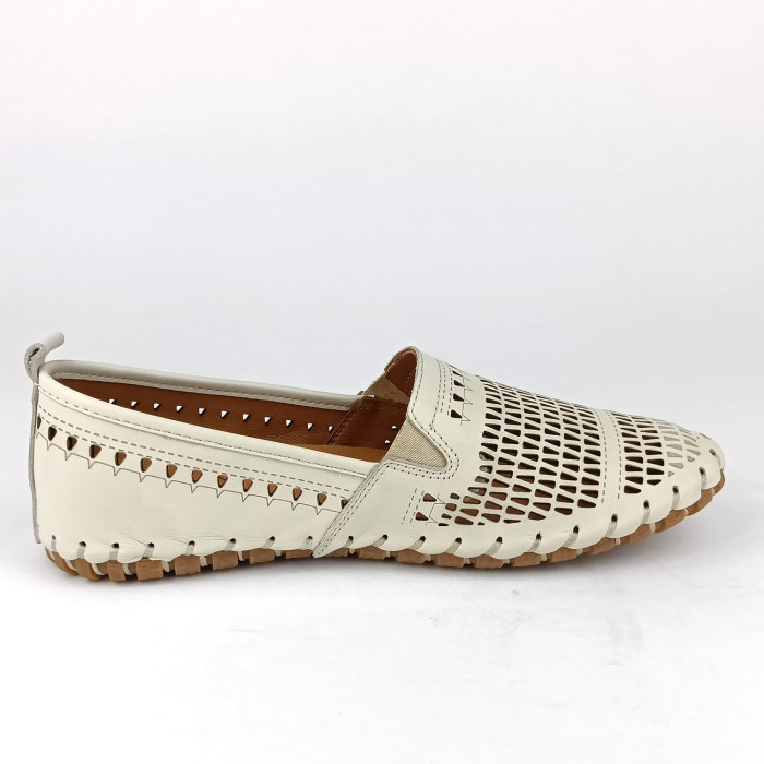 detail Dámské mokasíny Wild 243 1227 béžové