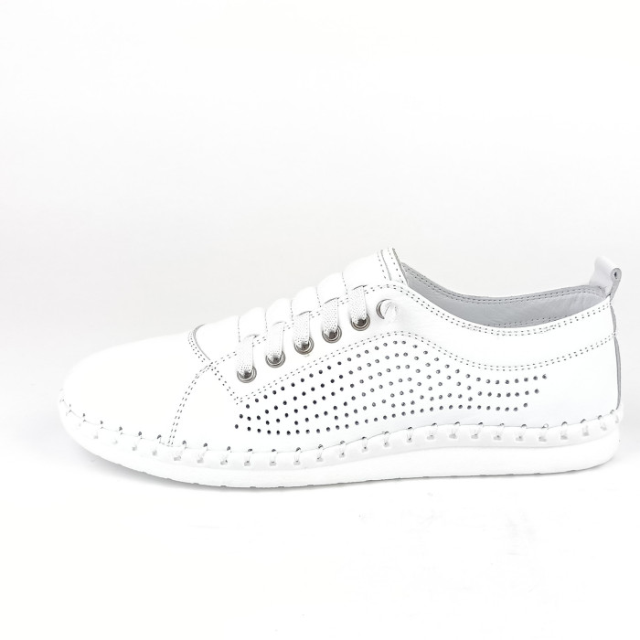 detail Dámské polobotky Wild 064 6019 bílé