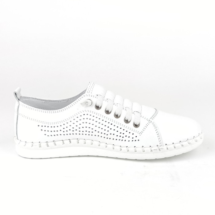 detail Dámské polobotky Wild 064 6019 bílé