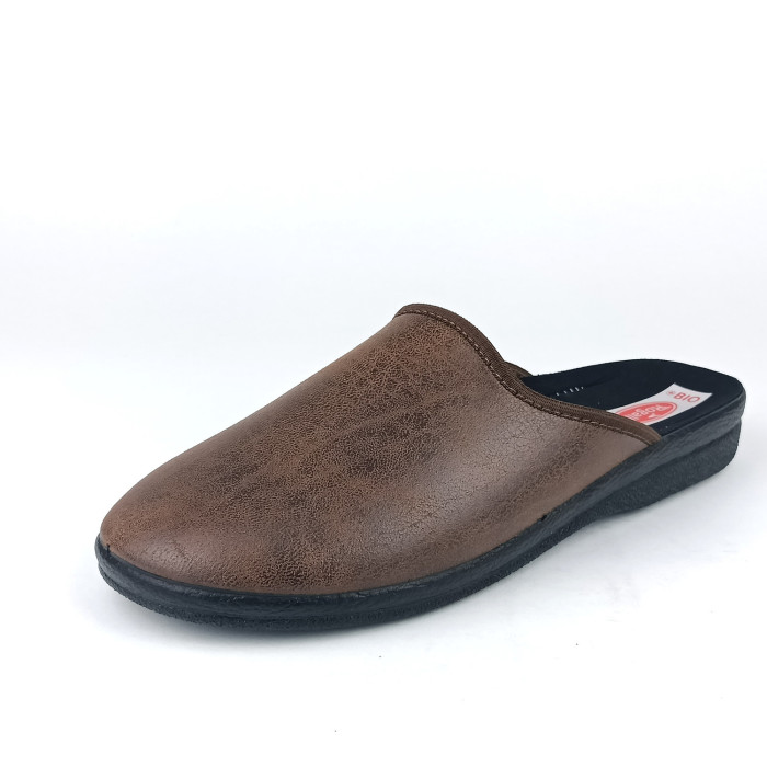 detail Pánské domácí pantofle Rogallo 30208 hnědé