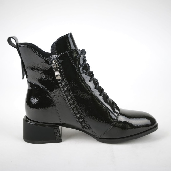 detail Dámské kotníkové boty na podpatku Ladies AZLAW2680 černé