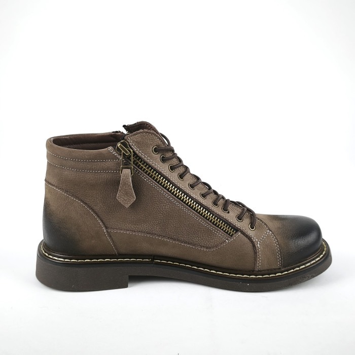 detail Dámské kotníkové zimní boty Modellé 40502S-241 hnědé