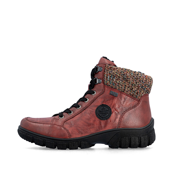 detail Dámské kotníkové zimní boty Rieker Z7230-33 červené