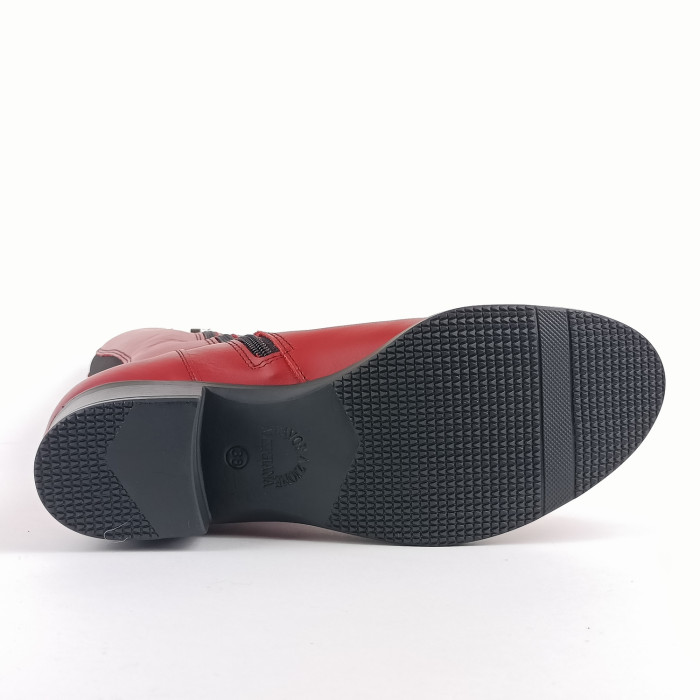 detail Dámské kozačky Bartoň 11819 červené