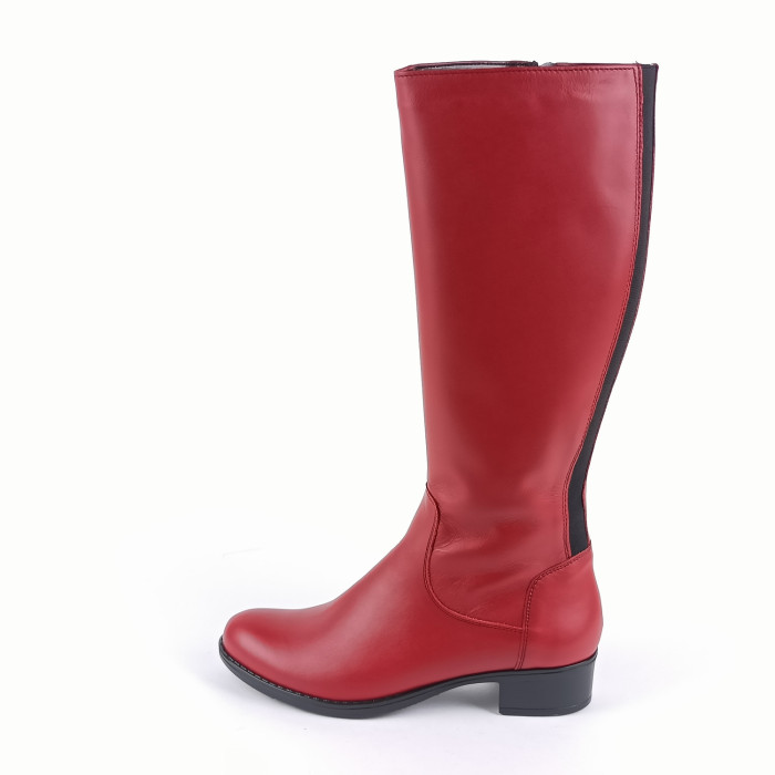 detail Dámské kozačky Bartoň 11819 červené