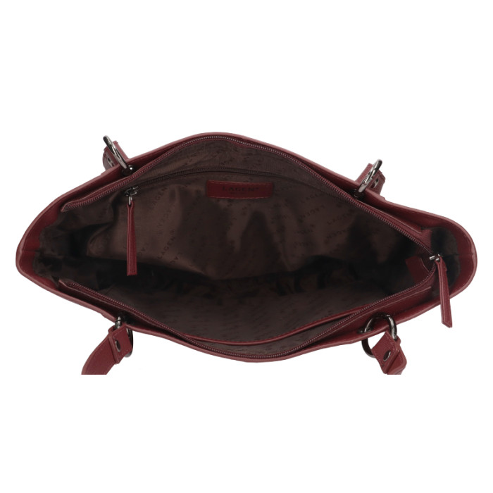 detail Kabelka přes rameno Lagen BLC-22/2014 vínová
