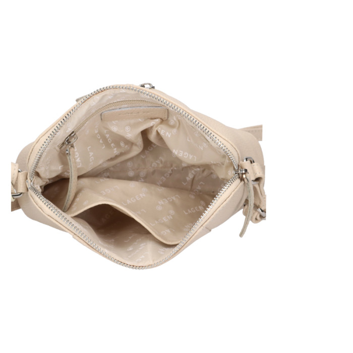 detail Kabelka přes rameno Lagen BLC-23/2671 béžová