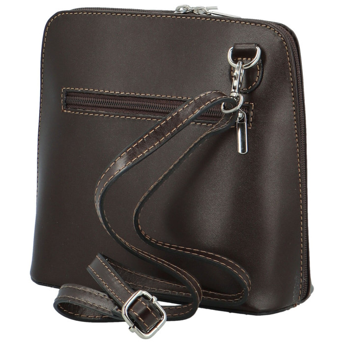 detail Dámské crossbody kabelka Delami HAI01010 hnědá