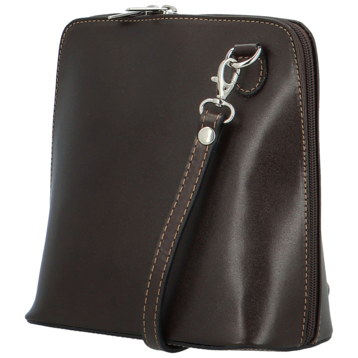 detail Dámské crossbody kabelka Delami HAI01010 hnědá