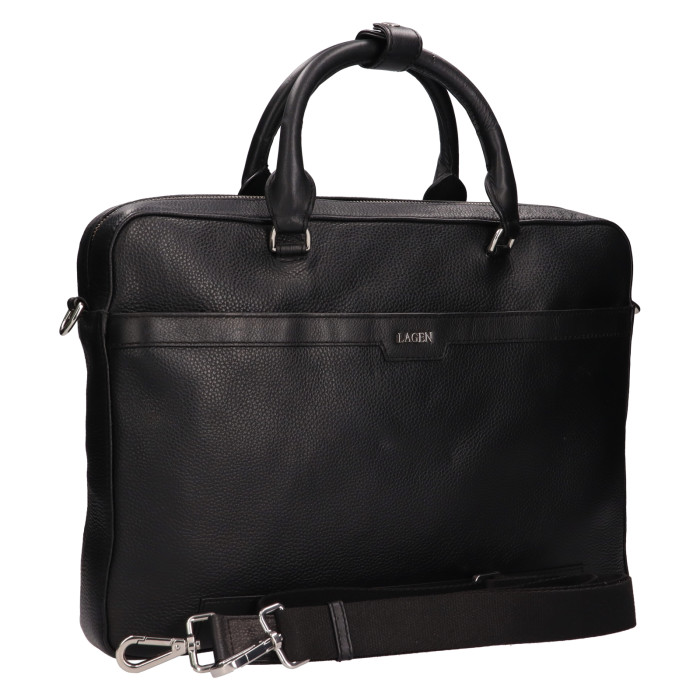 detail Pánská taška přes rameno Lagen 20235 černá