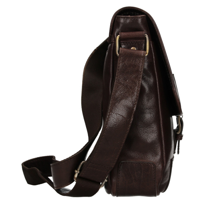 detail Pánská crossbody taška Lagen 2089/T hnědá