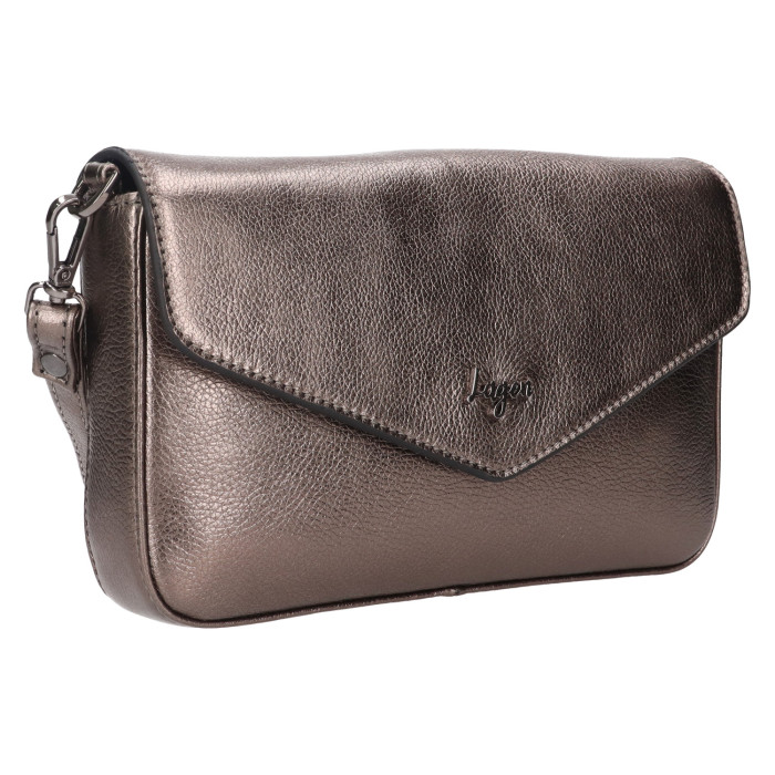 detail Dámská crossbody kabelka Lagen LG050M metalická