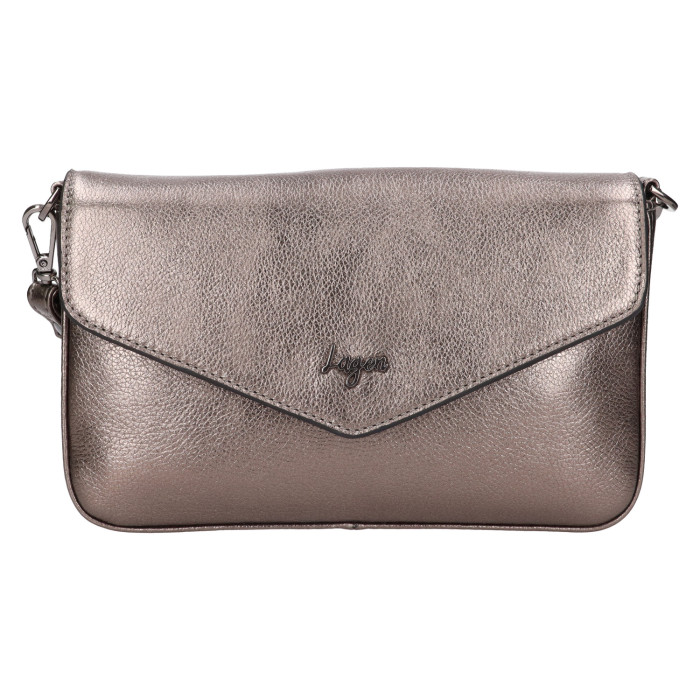 detail Dámská crossbody kabelka Lagen LG050M metalická