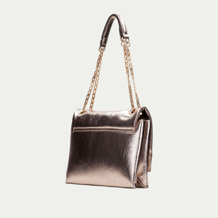 detail Dámská kabelka přes rameno Hispanitas BV253832 metalická