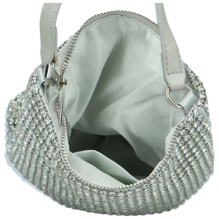 detail Stříbrná plesová kabelka Moon MZ4556