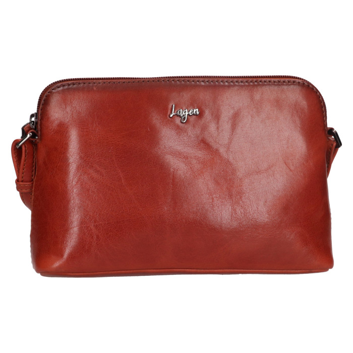 detail Dámská crossbody kabelka Lagen LGB 022 hnědá