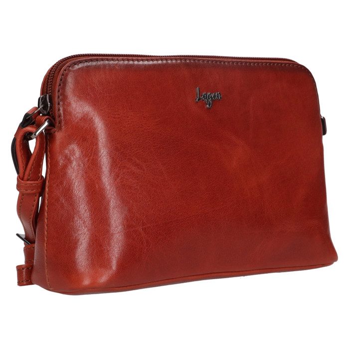 detail Dámská crossbody kabelka Lagen LGB 022 hnědá