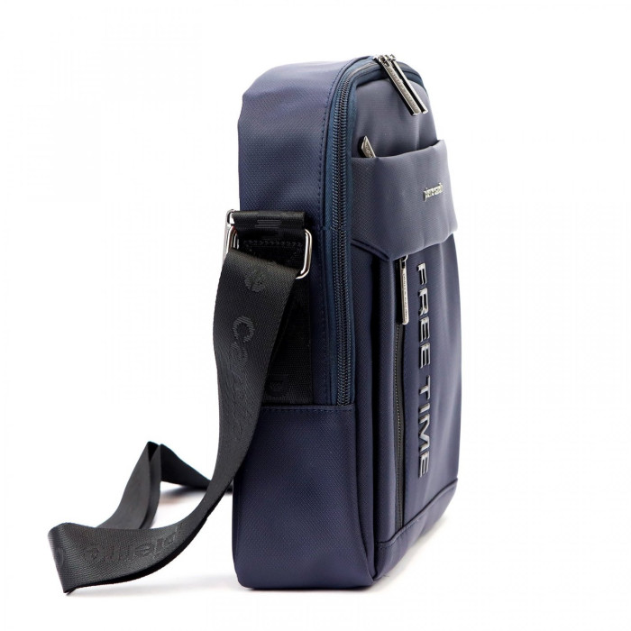 detail Pánská crossbody taška Pierre Cardin 8024 modrá