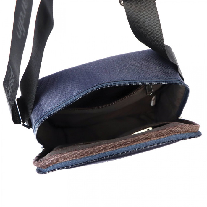 detail Pánská crossbody taška Pierre Cardin 8024 modrá