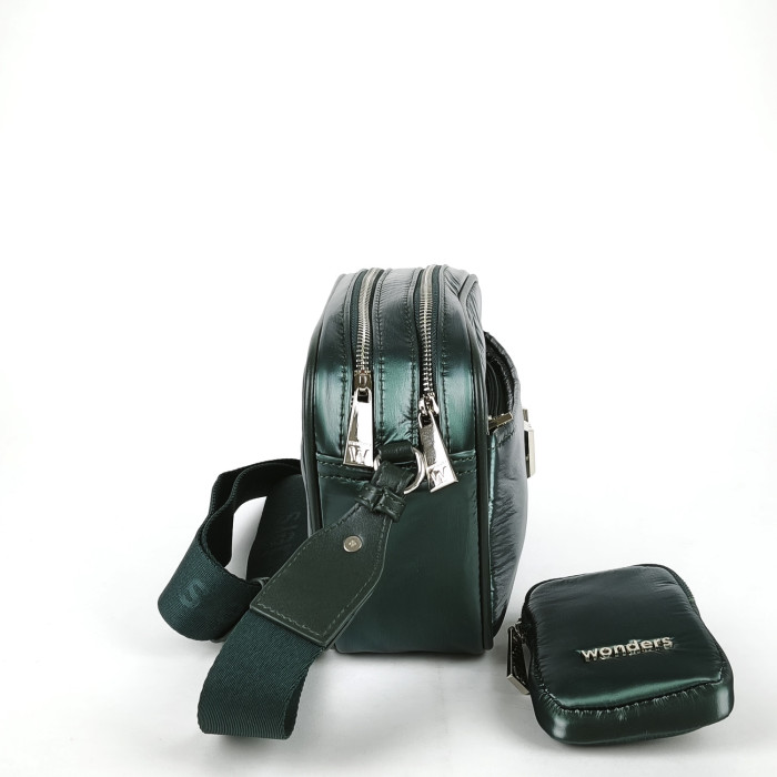 detail Dámská crossbody kabelka Wonders WB-52002 zelená