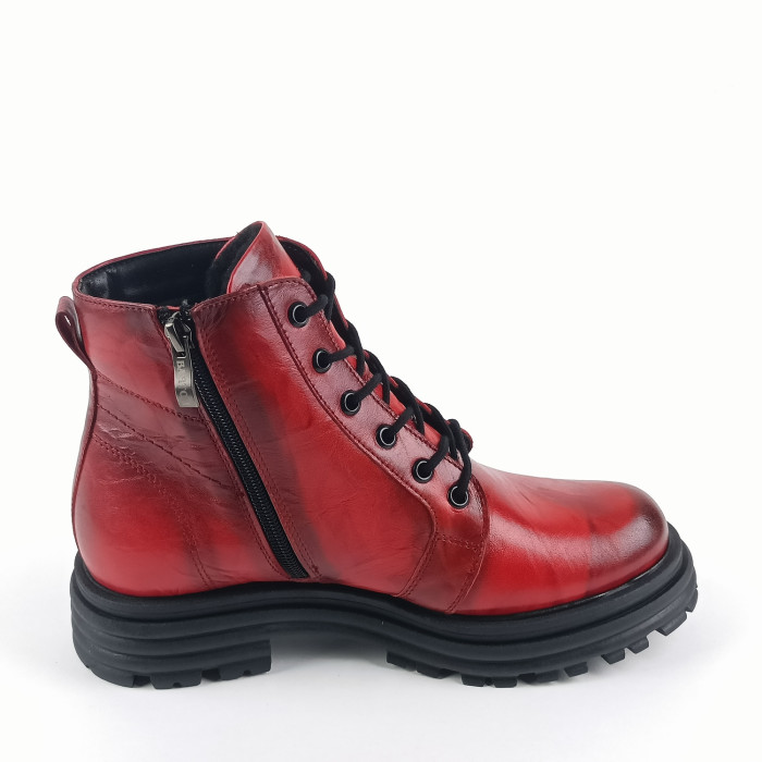detail Dámské kotníkové boty Bartoň 242549 červené