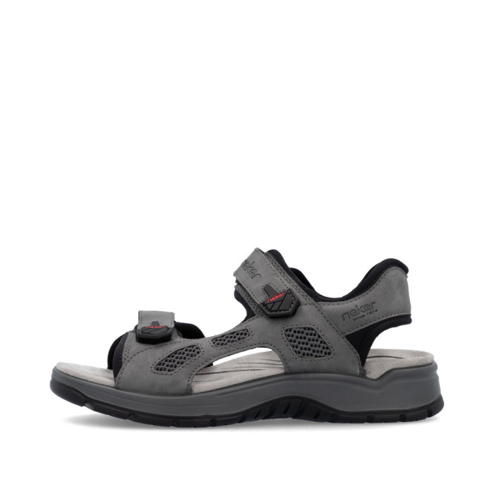 detail Pánské sandály Rieker 26955-42 šedé