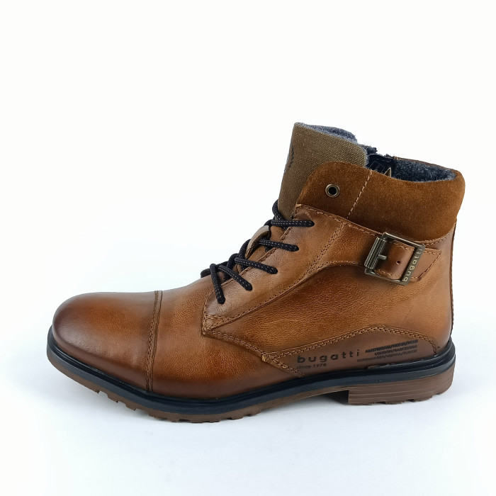 detail Pánské kotníkové boty Bugatti 321-A0U3C-3500 hnědé