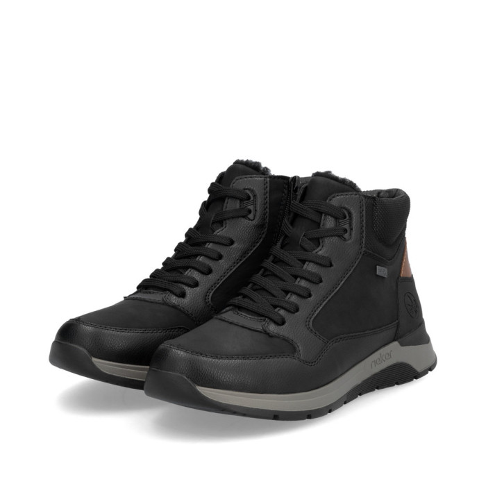 detail Pánské zimní kotníkové boty Rieker 39602-00 černé