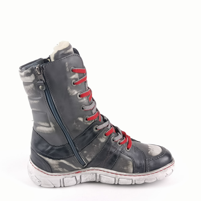 detail Dámské kotníkové boty Kacper 4-0238 šedé