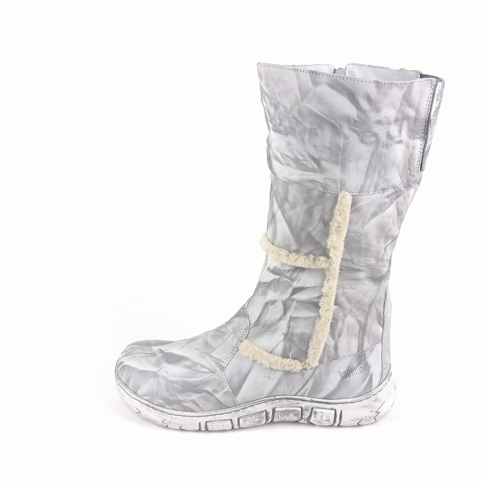 detail Dámské kozačky Kacper 4-1401 šedé