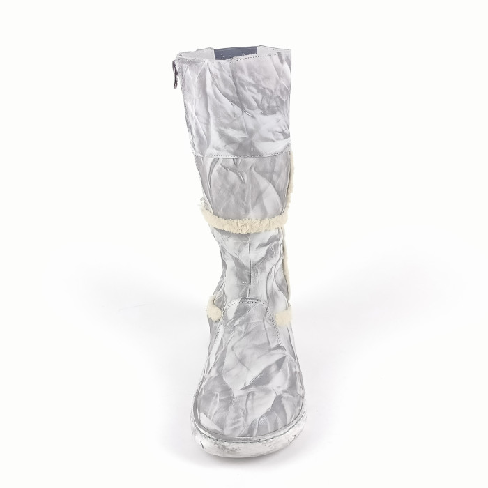 detail Dámské kozačky Kacper 4-1401 šedé