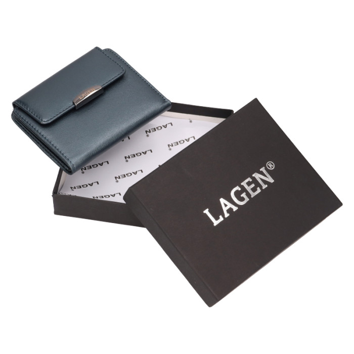 detail Dámská peněženka Lagen 50722 metalická