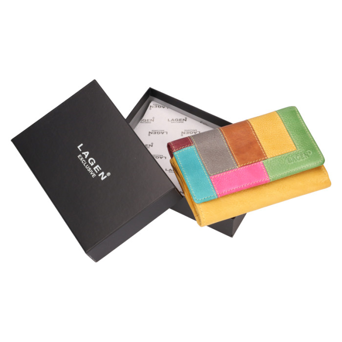 detail Dámská peněženka Lagen LG-11/D žlutá