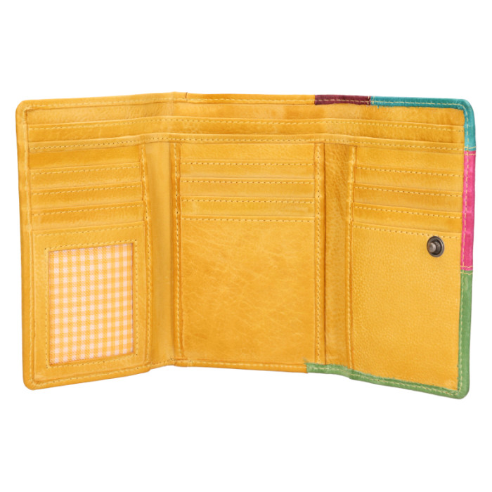 detail Dámská peněženka Lagen LG-11/D žlutá