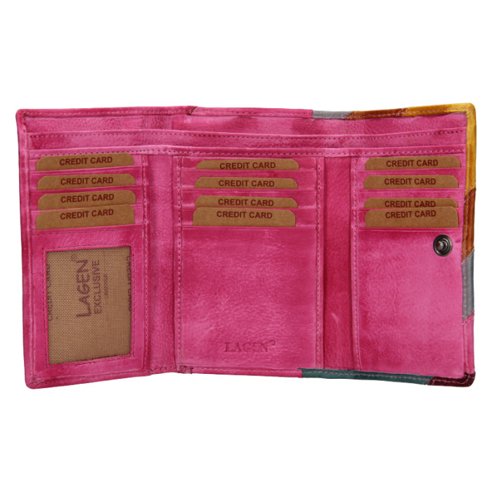 detail Dámská peněženka Lagen 864-77/D růžová