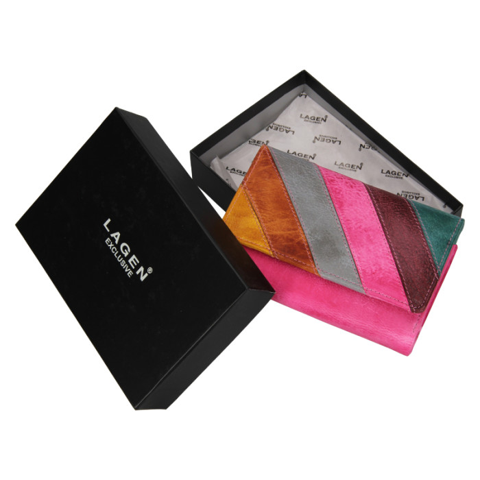 detail Dámská peněženka Lagen 864-77/D růžová