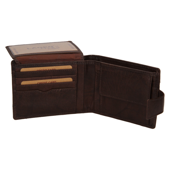 detail Pánská peněženka Lagen V-98 hnědá