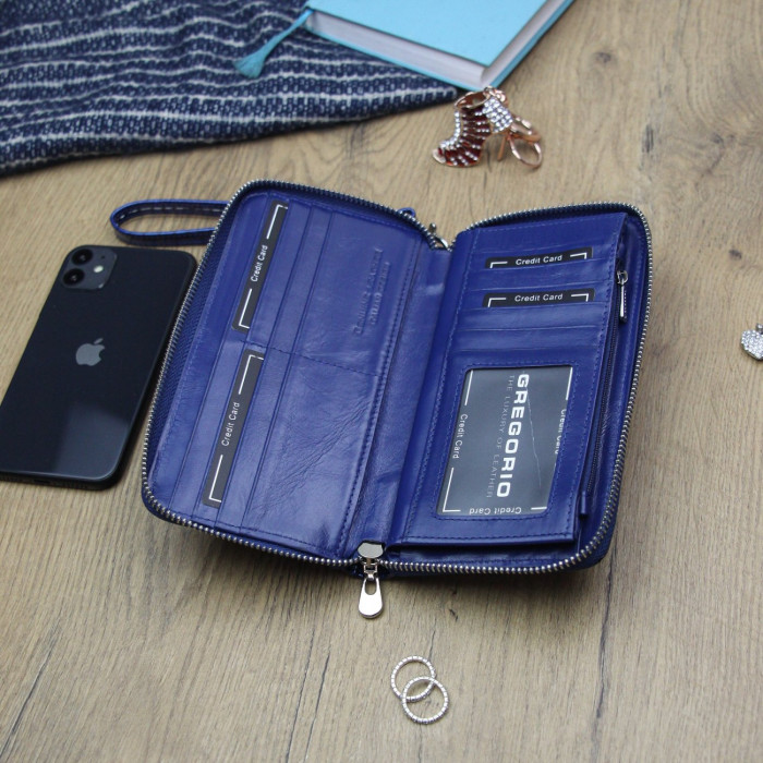 detail Dámská peněženka Juni Export GF 119 modrá