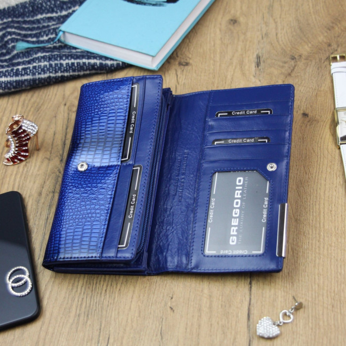 detail Dámská peněženka Juni Export GF 106 modrá