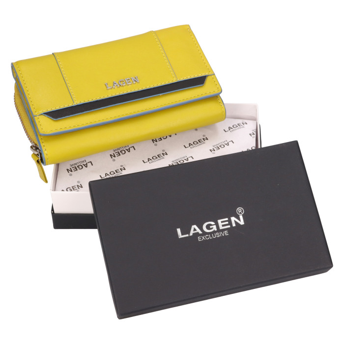 detail Dámská peněženka Lagen BLC/5797/423 žlutá
