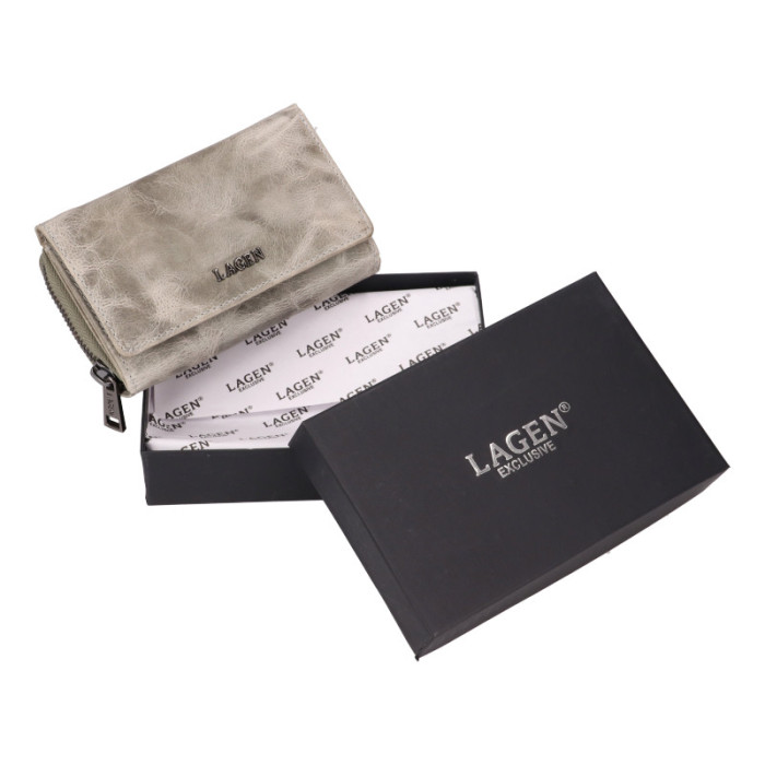 detail Dámská peněženka Lagen LG-2163 šedá