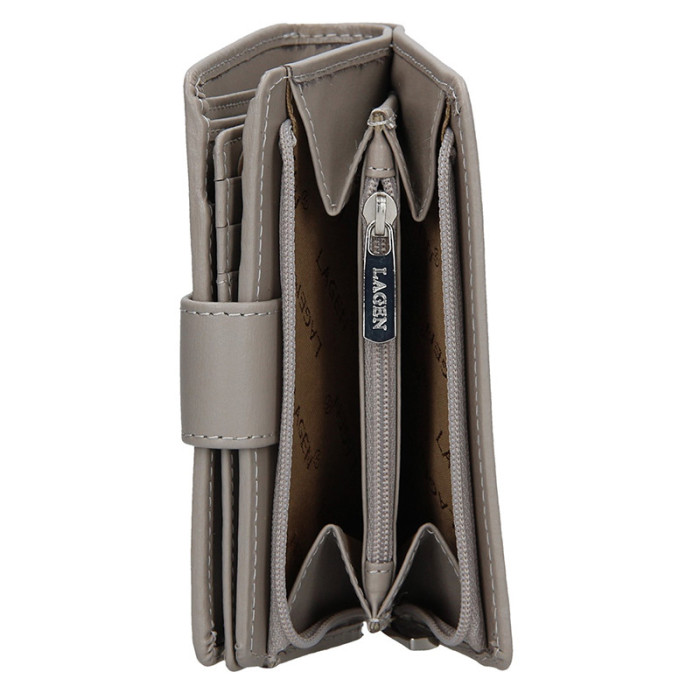 detail Dámská peněženka Lagen 50313 šedá