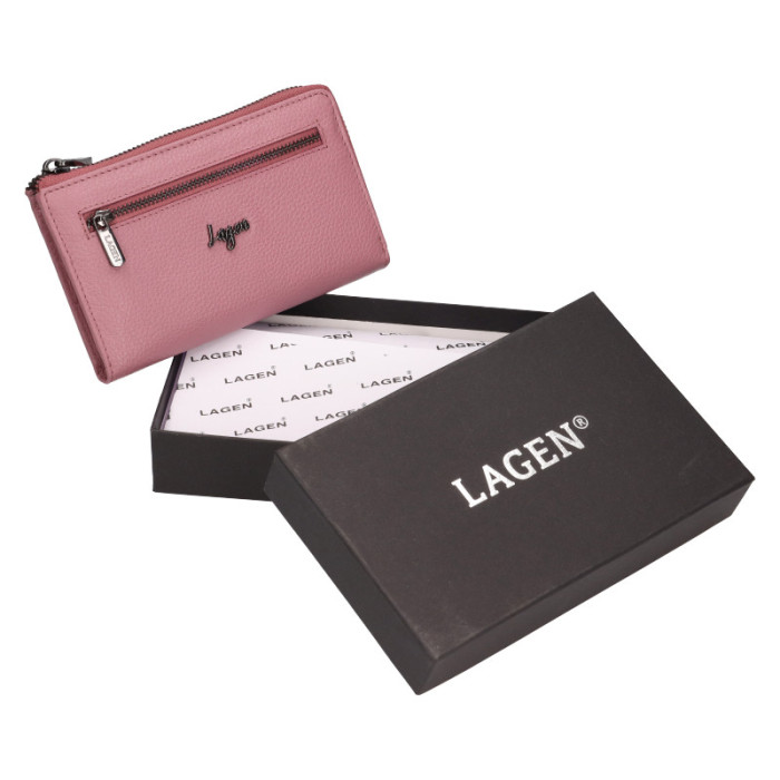 detail Dámská peněženka Lagen 70608 růžová