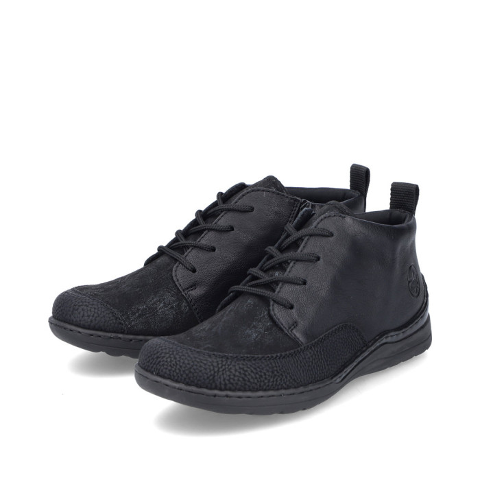 detail Dámské kotníkové boty Rieker 48922-00 černé