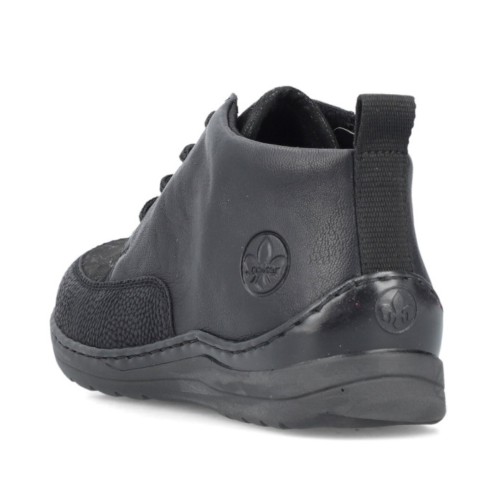 detail Dámské kotníkové boty Rieker 48922-00 černé