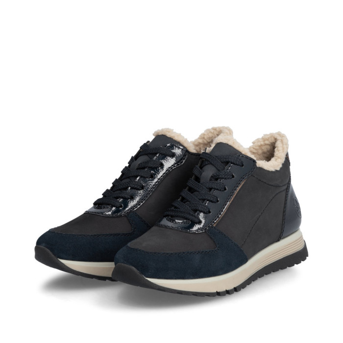 detail Dámské kotníkové boty Rieker 49004-14 modré